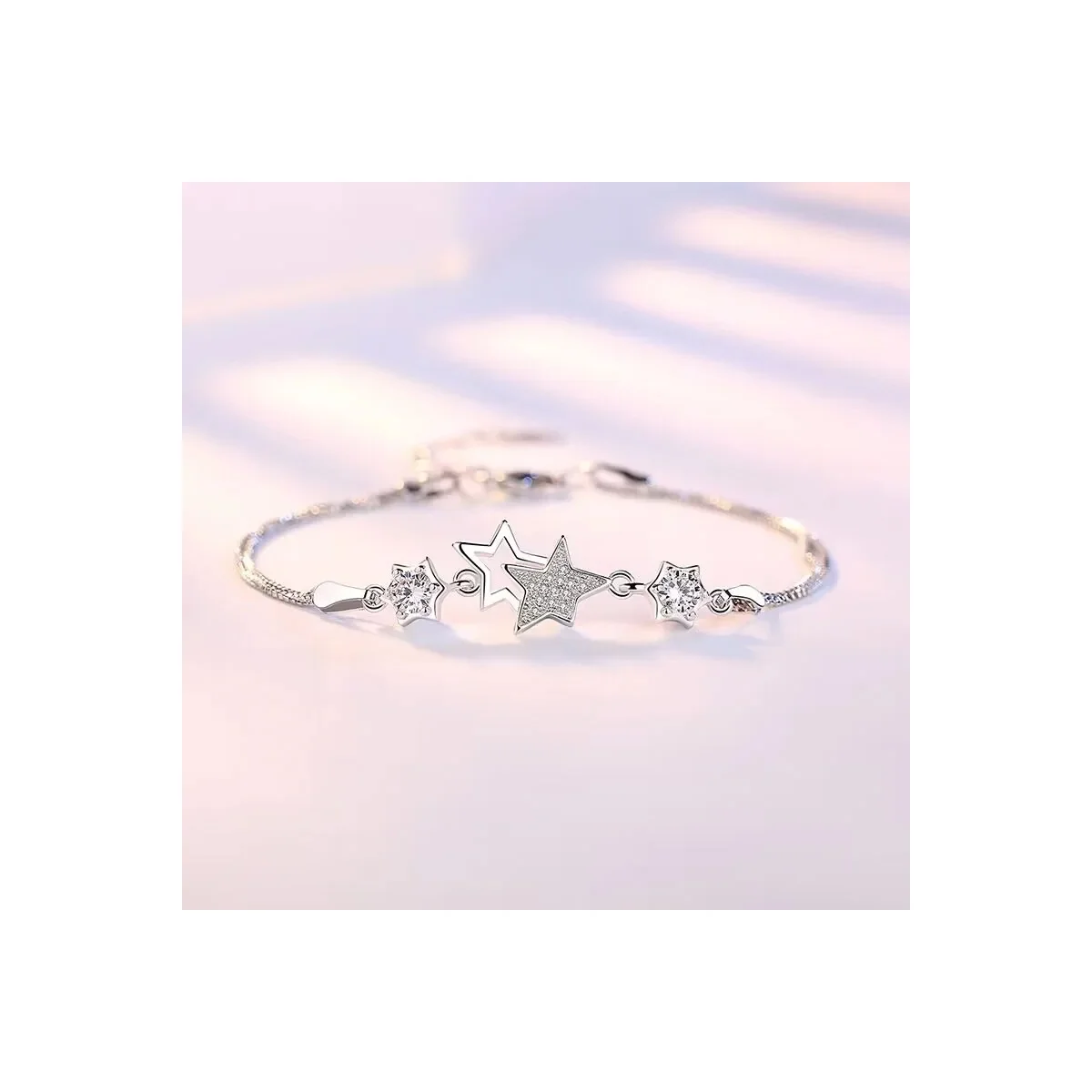 Original Sterling Silver Crystal Star Bracelets